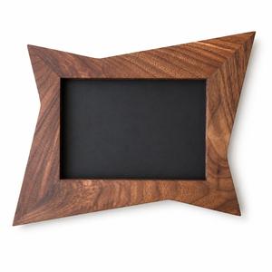 Cadre photo en bois naturel fait main, écologique, durable, cadre photo moderne minimaliste, affichage mural ou sur bureau - Product Image 2