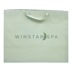 Sac en papier réutilisable personnalisable de marque de luxe, écologique, enduit vert, alternative de shopping pour les entreprises vietnamiennes, pour les expositions - Product Image 2