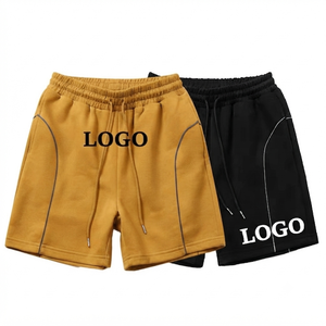 Nouveaux shorts pour hommes personnalisés de haute qualité, unis et vierges, en molleton 100% français, couleur unie, sur mesure, vêtements décontractés pour hommes - Product Image 5