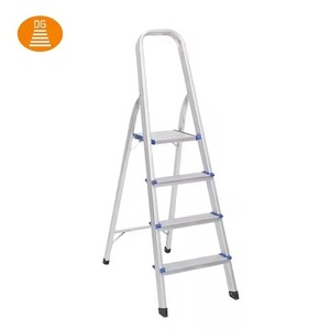 Wholesale Industrial Safety <b>Platform</b> Ladder Durable Aluminum Alloy Guard Rails Foldable Portable Extension Ladders High Load - Product Image 6