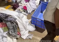 Machine à déchiqueter les textiles la plus vendue, à double arbre, semi-automatique, 750 kg/h, équipement durable de recyclage des déchets textiles