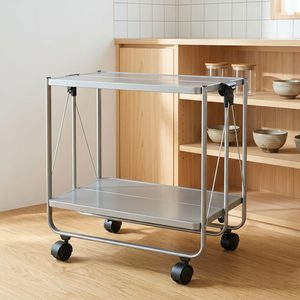 Chariot de cuisine pliable blanc Global Orbit, mobilier de rangement pour la maison, hôtels, restaurants, fabriqué à Taïwan, vente en gros, GO-2041R - Product Image 3
