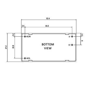 Module d'alimentation industriel FranMar 15W FMM015-S12-P, alimentation AC/DC encapsulée à montage sur circuit imprimé, entrée 12V 1.25A, 85-305VAC, cadre ouvert - Product Image 2