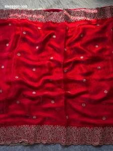 Collection Premium de vêtements de fête en soie fantaisie avec broderies - Fournisseur de collections de saris et de blouses de Surat, exportateur de mode féminine. - Product Image 4