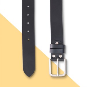 Custom Private Label Genuine Leather <b>Belt</b> Men Wholesale Vintage Heavy Duty Casual Jeans <b>Belt</b> Manufacturer LMB-0088B - Product Image 6