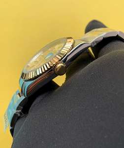 Reloj de Pulsera BOJ Plain R.O.L.E.X.01, Chapado en Oro, Aleación de Acero Inoxidable, Movimiento Mecánico Automático, Cristal Analógico, Precio Bajo, Oferta - Product Image 2