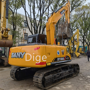 Excavadora hidráulica Sany SY155 usada 2023 modelo 15T con motor y bomba originales - Product Image 2