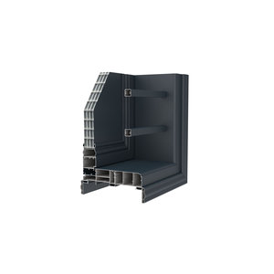 Perfil de Aluminio de Lujo Serie 108 6063 T5 de Alta Calidad con Marco de Grano de Madera, Arquitrave Integrado OEM y ODM para Puertas y Ventanas - Product Image 5