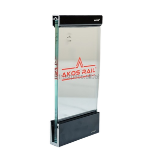 Sistema de canal continuo de aluminio anodizado montado en la parte superior AKOS para balcón Villa Hotel & Mall Total Project Solutions - Product Image 1