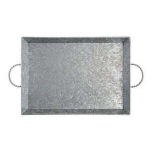 Plateau de service élégant en forme de feuille d'argent avec texture détaillée pour la présentation de l'apéritif et l'amélioration du style - Product Image 1