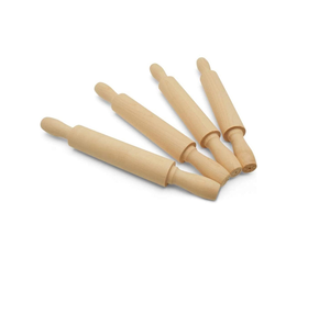 Royal Wooden Round Original Mango Wood Polpat Roti Roller Chakli Belin <b>Rolling</b> <b>Pin</b> for Home Restaurant Use - Product Image 5