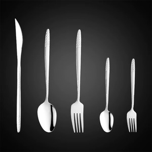 Juego de cubiertos de acero inoxidable fantástico y muy vendido, suministro directo de fábrica que garantiza precios competitivos - Product Image 4