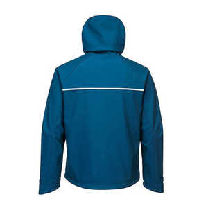 Chaqueta de Lona para Hombre, Estilo Softshell, para Exteriores, Cuello Alto, Resistente al Agua, Transpirable, Cortavientos, Ropa de Trabajo, Bajo MOQ, Precio de Fábrica al por Mayor - Product Image 3