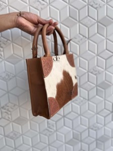 Unique Designer Cowhide Leather Shoulder <b>Bag</b> Hand Tooled Real Leather Gypsy <b>Boho</b> Vintage Handmade Handbag - Product Image 2