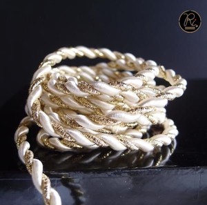 Cordon de serrage tressé torsadé de couleur unie, idéal pour la remplacement des cordons de sweat à capuche, pour la couture DIY, les loisirs créatifs et comme accessoire vestimentaire. - Product Image 2