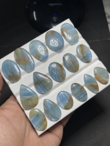 Cabujón de Calcita Lemuriana Aquatine, Gema de Calcita Azul Natural Pulida, Piedra Suelta para Joyería, Proveedor Mayorista de Gemas - Product Image 2