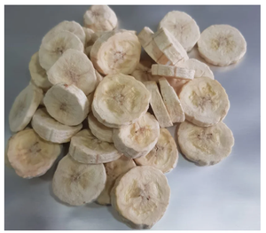 Bananes séchées biologiques en vrac, collation saine à base de fruits naturels pour smoothies, pâtisseries, croquantes, emballées sous vide - Product Image 1