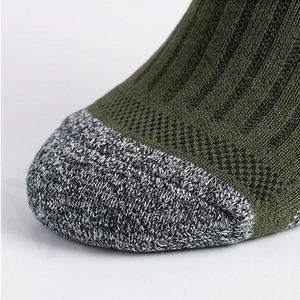 Cushioned Compression Midcrew <b>Socks</b> Unisex Breathable Performance Durable Soft Gym Workout Customized Color Fit Pairs Wear Pack - Product Image 6