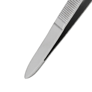 Pinces à cils en acier inoxydable de précision avec logo et emballage personnalisés, pointe lisse et pointue pour usage cosmétique - Product Image 2