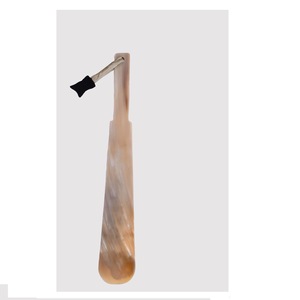 Cuchara para Zapatos Rectangular Pulida a Mano, Ecológica, de Cuerno de Búfalo Natural, para Hombres, Mujeres y Niñas, Tamaño Personalizado, ILAHI's Uttar - Product Image 1