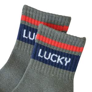 Calcetines Deportivos Sublimados con Nombre/Número de Equipo Personalizados, MOQ Bajo, Algodón/Spandex, Antibacterianos, con Agarre Acanalado, Secado Rápido - Product Image 5