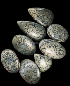 Natural <b>Marcasite</b> Loose Gemstone Cabochon Polished Mix Shape All Size Third Party Certified No Treatments <b>Jewellery</b> Pendant - Product Image 5
