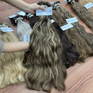 ผมต่อแบบ I-Tip ลอนธรรมชาติ ผมแท้ 100% หลายสี ต่อผมแบบ Pre-Bonded ผู้จัดจำหน่ายยอดนิยม - Product Image 4