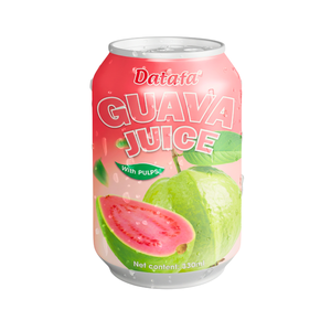 Jus de fruit de goyave rose de qualité supérieure, 330 ml, en canette standard, avec pulpe naturelle, pour marque privée, OEM/ODM - Product Image 6
