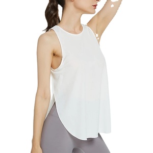 Camisetas sin mangas de algodón de alta calidad para mujer 2024, camisetas personalizadas para deportes de Fitness, gimnasio, entrenamiento para correr, camisetas de Yoga de talla grande XL, suministro al por mayor - Product Image 1