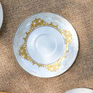 Dinara Fine Bone China Cup <b>Set</b> Vintage New (<b>Set</b> <b>6</b>)-Dishwasher Safe Tableware <b>Sets</b> <b>for</b> Tea Dinner ABS Boxed <b>for</b> Kitchen Use - Product Image 2