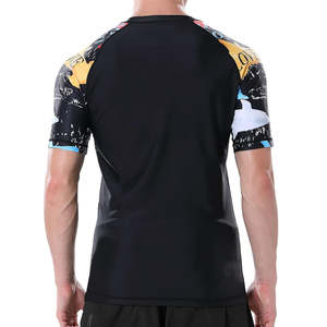 Camisetas de Natación Deportivas al por Mayor de Alta Calidad con Logotipo Personalizado, Brasileñas de Una Pieza, Transpirables, con Estampado por Transferencia de Calor y Manga Tres Cuartos - Product Image 6