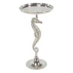 Modern Gold Aluminum Side <b>Table</b> <b>Round</b> Metal Accent <b>Table</b> with Minimalist Tripod Legs for <b>Small</b> Space Living Room Office Cafe - Product Image 5