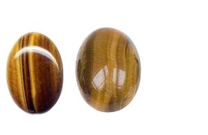 100% Forma ovalada natural Cabujón de ojo de tigre liso Calidad de exportación Piedras preciosas sueltas Disponibles en todos los tamaños y formas OEM - Product Image 3