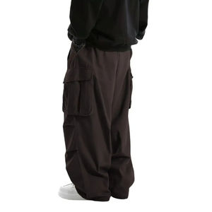 Nouvel Arrivage 2026 – Pantalon Cargo Homme Ample et Droit à Taille Haute, 100% Coton Respirant, Design Personnalisé, Style Streetwear Hiver Tendance - Product Image 3
