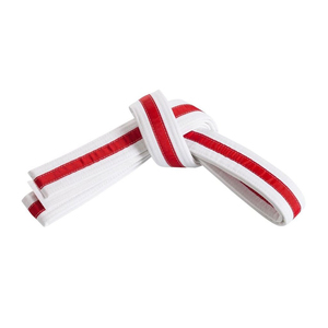 Cinturón de Karate Negro para Adultos, Unisex, Poliéster/Algodón, Secado Rápido, Transpirable, Teñido Liso, para Artes Marciales Sin Gi - Product Image 3