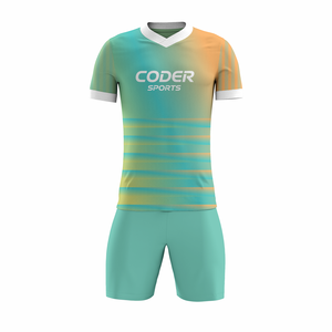 Uniformes de Fútbol con Sublimación Completa de Diseño Personalizado, OEM ODM, Logotipo Personalizado, Poliéster que Absorbe la Humedad, para Pedidos al por Mayor Globales - Product Image 1