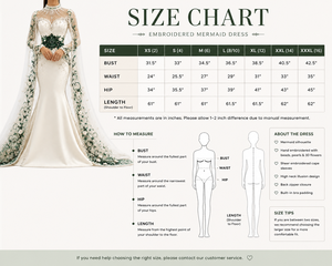 Nouvelle Robe de Mariée de Luxe en Satin, Coupe A-Line, Longueur Ras du Sol, Ivoire, avec Broderie Florale Vert Émeraude et Manches à Col Montant - Product Image 5