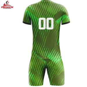 ชุดกีฬาฟุตบอลแบบสั้น ระบายอากาศ แห้งเร็ว ดีไซน์ใหม่ คุณภาพดีที่สุด ออกแบบได้ตามต้องการ สำหรับทุกเพศ บริการ OEM - Product Image 3