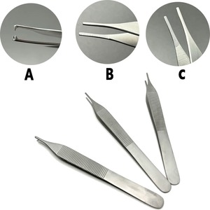 Pinzas Quirúrgicas Dentales Al Mida Healthcare AMHC-R-50, Acero Inoxidable, Punta de Precisión, Certificación CE Clase I, Manuales, para Hospital y Clínica - Product Image 4