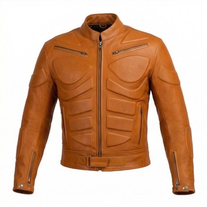 เสื้อแจ็คเก็ตมอเตอร์ไซค์สำหรับการแข่งขันสมรรถนะสูง ได้รับการรับรองมาตรฐาน CE พร้อมแผงระบายอากาศ โครงสร้างหนังทนทาน อุปกรณ์สำหรับนักขี่มอเตอร์ไซค์ - Product Image 1