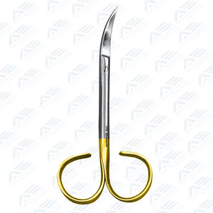 Tijeras de Disección Profesionales Reutilizables de Acero Inoxidable con Mango Dorado y Hoja Afilada para Uso Quirúrgico y Dental - Product Image 4