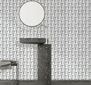 Carreaux muraux en porcelaine effet pierre naturelle design moderne 600x1200, design 3D, finition polie et émaillée, aspect marbre, pour hall, villa, école - Product Image 5