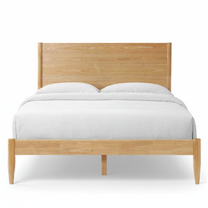 White Label Rubber Wood <b>Bed</b> <b>Frame</b> | Vietnam Factory | <b>Low</b> Price | Customize - Product Image 2