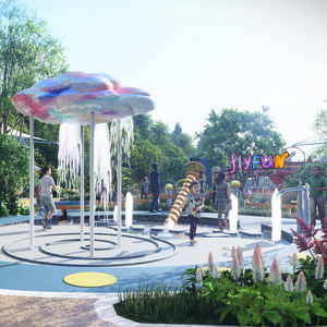 Parc d'attractions familial en plein air, nouvelle conception, équipement de terrain de jeu à grande échelle avec parcours de cordes, parc aquatique, bateau pirate pour tous les âges - Product Image 4