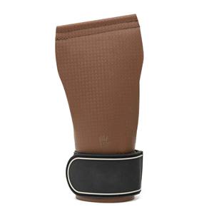 Guantes de levantamiento de pesas de cuero genuino para gimnasio, 1 par, protectores de palma, agarres para gimnasia, barra de dominadas, levantamiento de pesas - Product Image 5