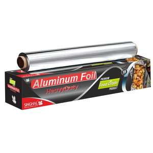 Feuille de papier aluminium enduite de qualité alimentaire, rouleau jumbo en provenance d'Inde pour une utilisation en cuisine et dans les restaurants - Product Image 1