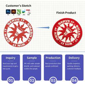 Parches Bordados Ecológicos con Diseños de Corazones y Flores de Banderas Nacionales, Logotipo Personalizado, Apliques Termoadhesivos para Gorras - Product Image 6