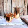 Embossed Copper kettles Pure Copper Water Pitcher Handcrafted Copper <b>Jug</b> for <b>Drinking</b> Water with Lid Decorative Serving - Product Image 3