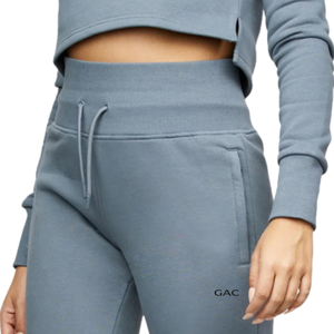 Pantalon de jogging droit en molleton pour femme, taille mi-haute, coupe skinny, respirant, séchage rapide, coupe-vent, pour entraînement décontracté, course à pied, gym - Product Image 3