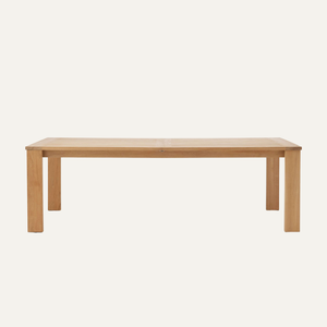 Mesa de Comedor de Madera de Teca Sólida de Lujo para Jardín y Patio - Product Image 2